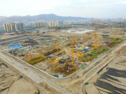 蘭州恒大山水城項目D、E地塊土石方工程施工